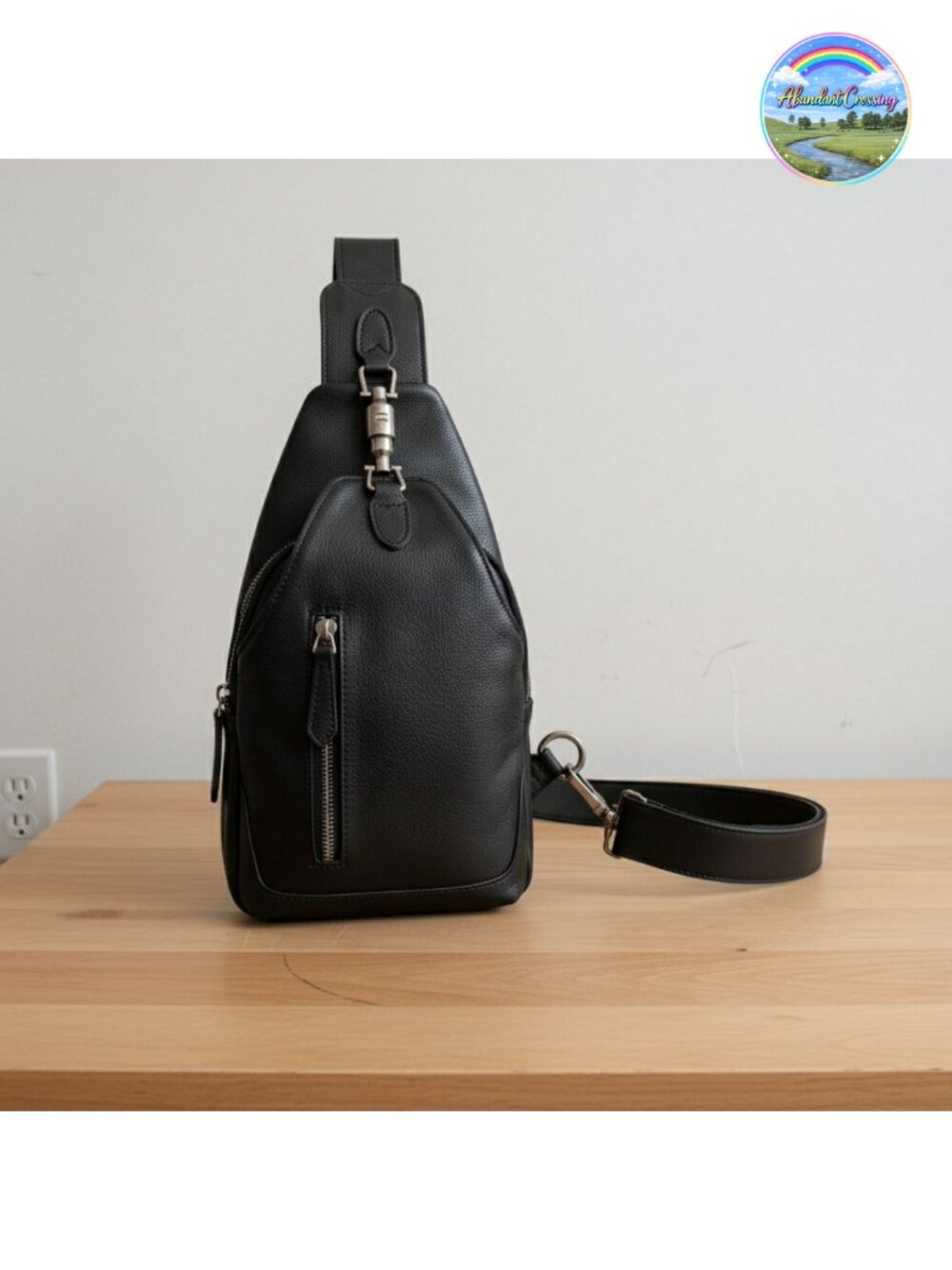 Genuine Leather Crossbody Sling Bag Handmade Vintage Shoulder Purse Daypack